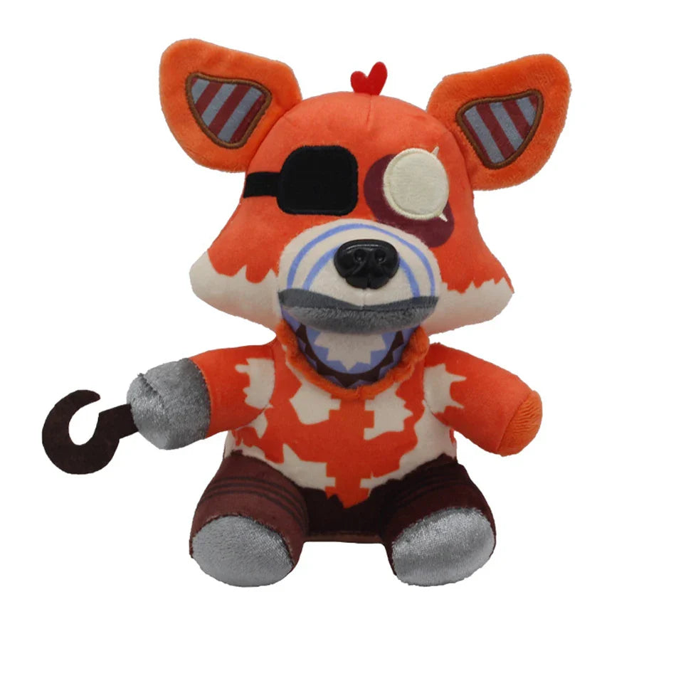 FNAF Freddy’s 18cm Plush Toy – Stuffed Bear & Rabbit Game Plush for Kids Birthday & Christmas Gift