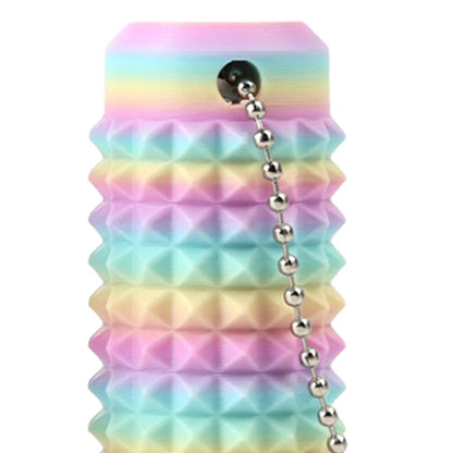 Mini Spiky Fidget Keychain - Pocket Stress Relief Stim Toy for Anxiety & Positive Gifts