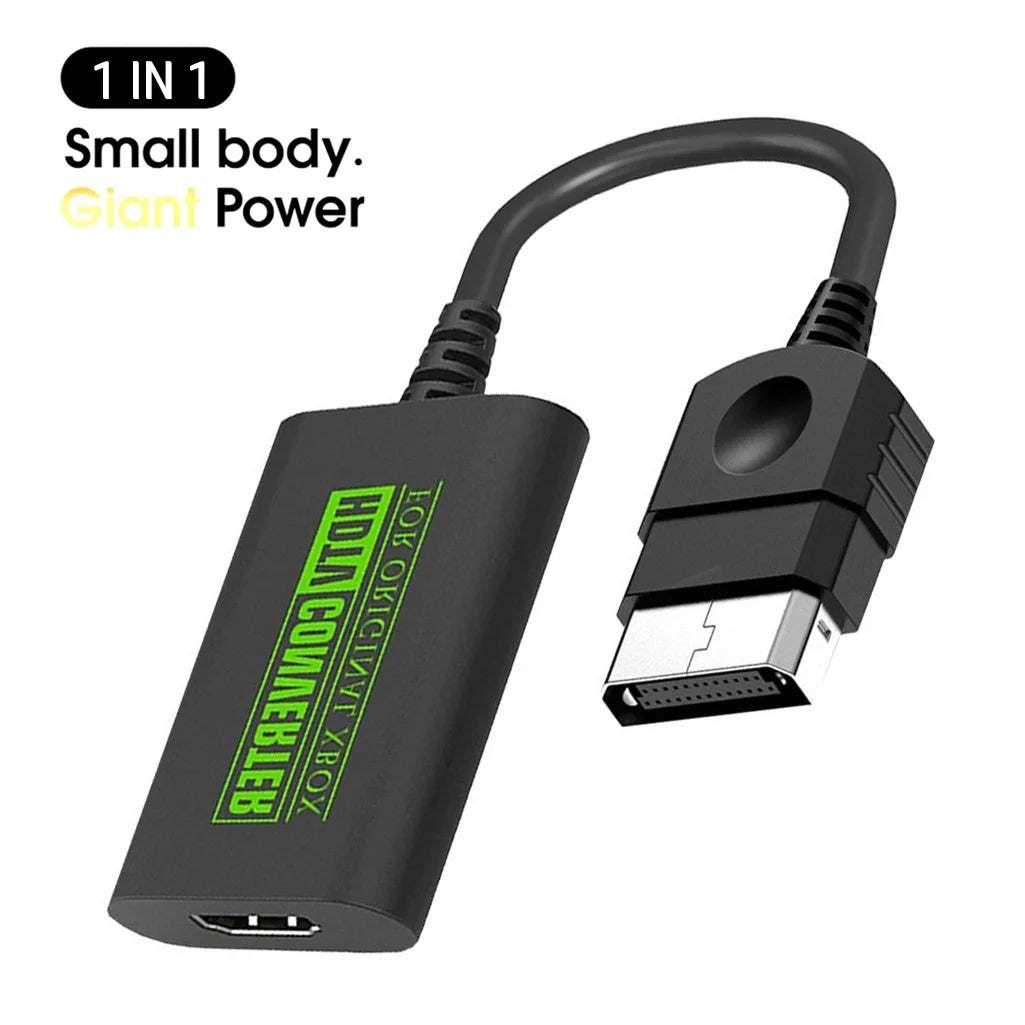 Xbox to HDMI-Compatible Converter – Digital Video & Audio Adapter for HDTV, Projector, TV, Monitor (480P, 720P, 1080P)