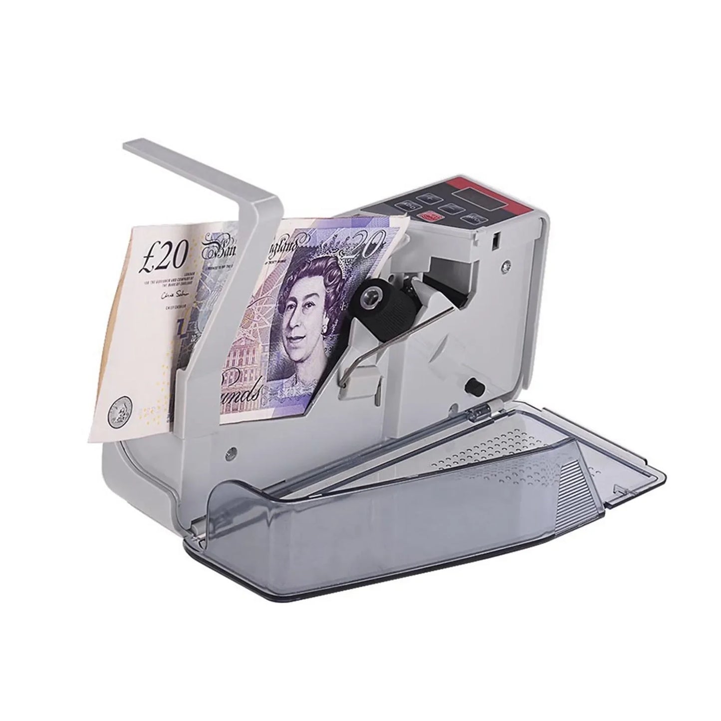 Portable Mini Money Counter – Handy Worldwide Currency Counting Machine with LED Display for Bills & Banknotes
