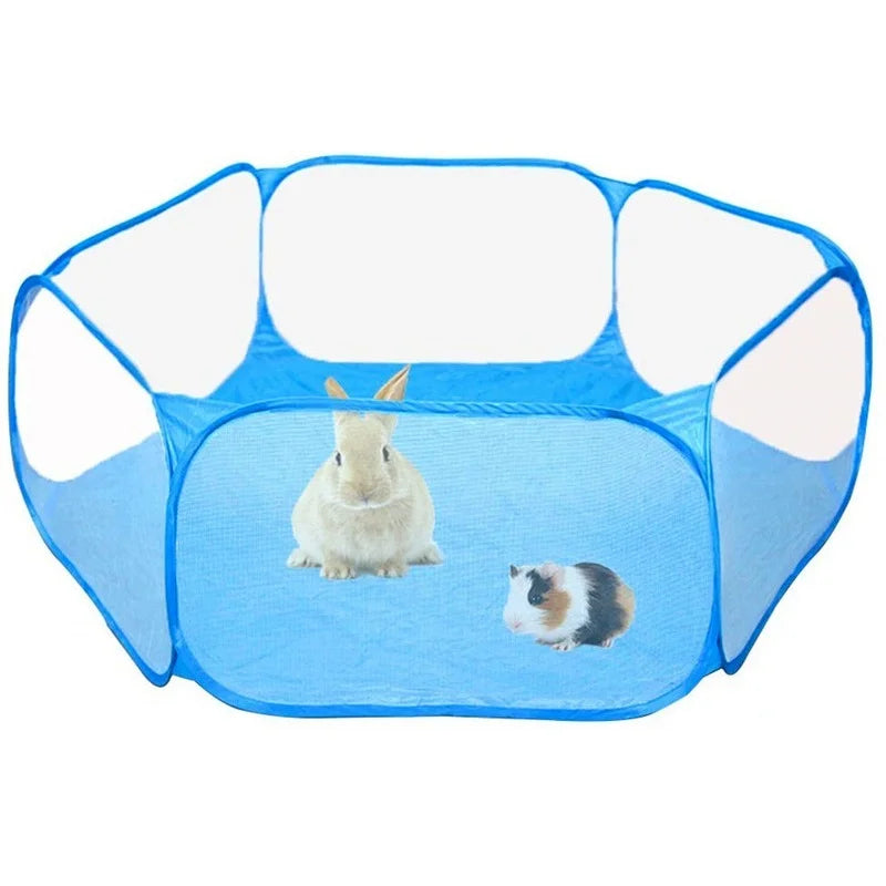 Portable Pet Playpen – Fashionable Indoor/Outdoor Cage Playground Fence for Hamsters, Chinchillas & Guinea Pigs