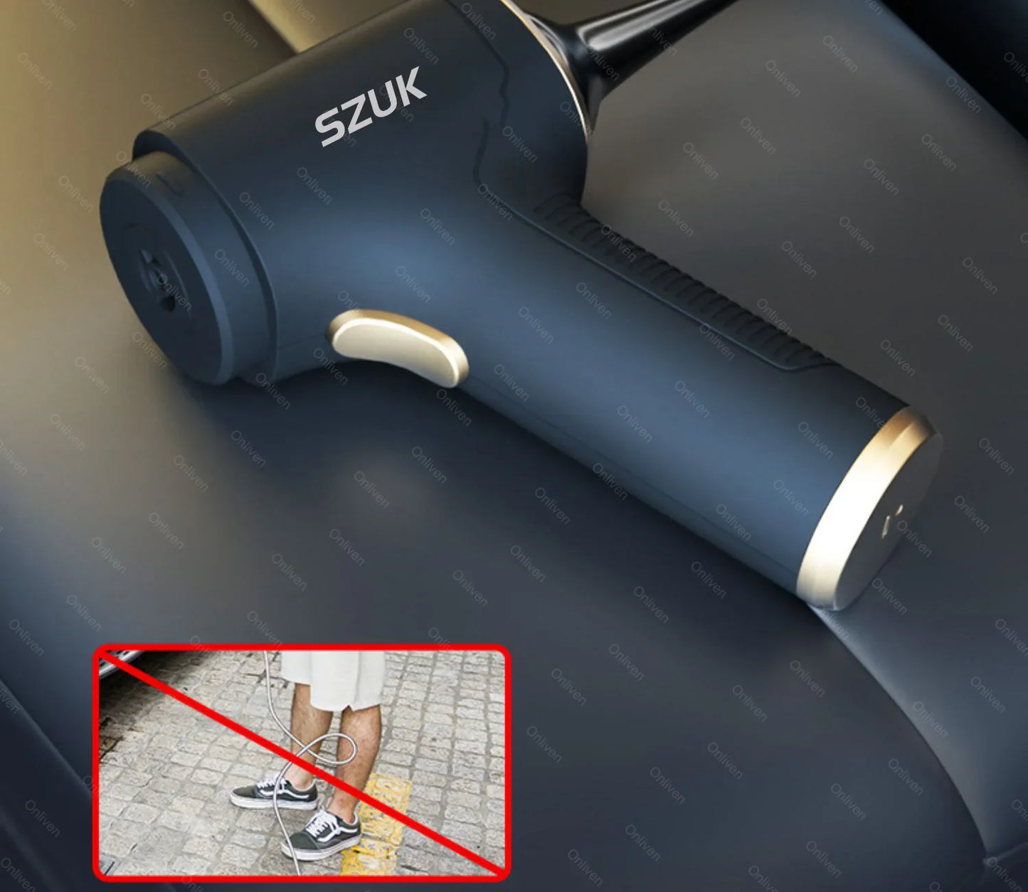 SZUK 98000PA Mini Car Vacuum Cleaner — Powerful Handheld Wireless Portable Cleaner with Strong Suction