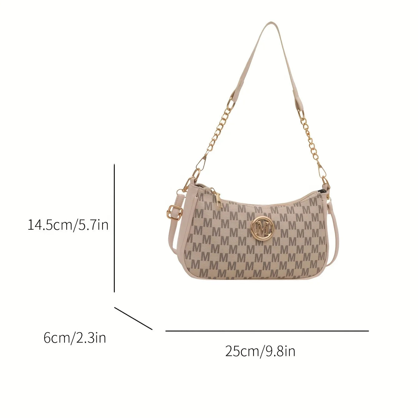 Vintage Style Women’s Handbag – Adjustable Strap Crossbody & Messenger Tote Shoulder Bag