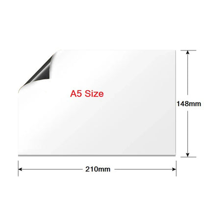A5 Magnetic Whiteboard for Fridge - Dry Wipe Memo Board with Marker, Perfect for Messages, Reminders, and Kids' Gifts