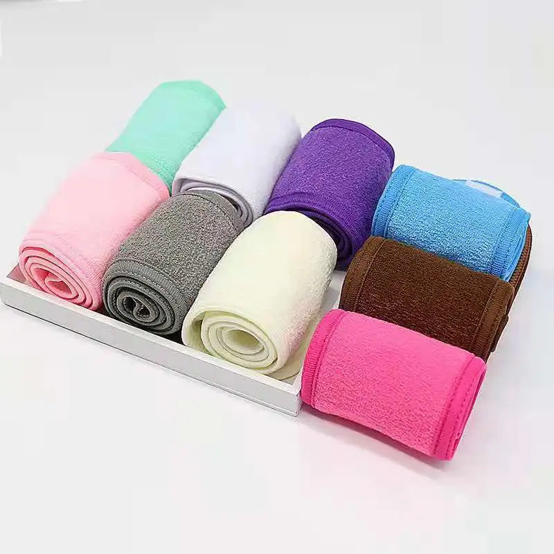 Adjustable Wide Headband for Women - Perfect for Yoga, Spa, Bath, Shower, Makeup, and Face Wash - Stylish Ladies' Cosmetic Accessory