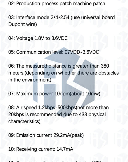 CC1101 Wireless Module - 10mW, 433MHZ/868MHZ, Long Distance Transmission 300-1000M with SMA Antenna, Wireless Transceiver