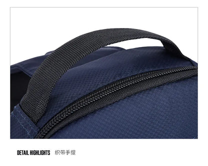 Men’s Chest Bag – Large Capacity Lightweight Nylon Crossbody Shoulder Backpack for Travel, Korean Style