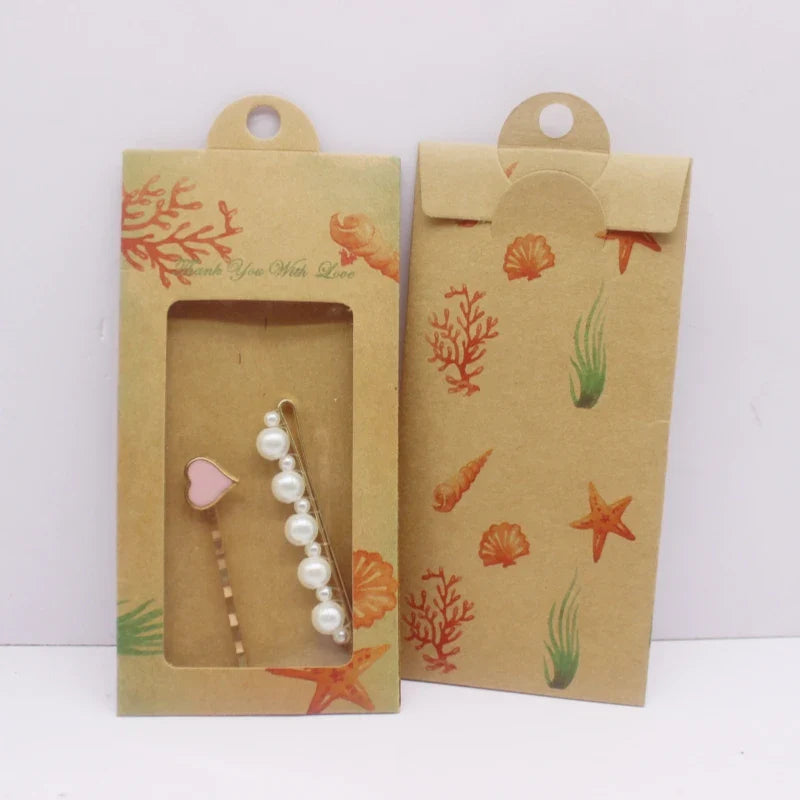 50PCS Marble Pattern Jewelry Display Boxes – DIY Window Gift Boxes with Hanger for Wedding & Thank You Gifts