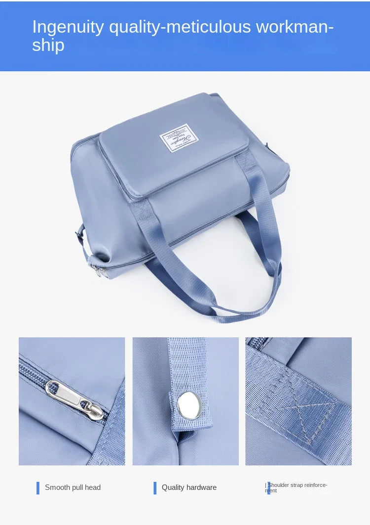 Large Capacity Travel Bag — Expandable, Waterproof, Foldable Luggage Organizer