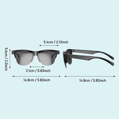 Smart Bluetooth V5.3 Sunglasses – Cutting-Edge Technology for Outdoor Sports, HIFI Sound, UV Protection, and Style, Designed for Men and Women