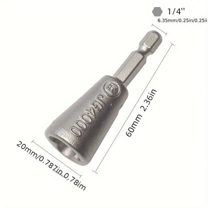 3pcs Wire Twister Tool Set for Drill — Wire Connector & Electrical Wire Nut Twisting Tool
