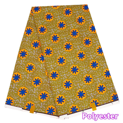 African Ankara Wax Print Fabric - Retro Double Print Patchwork Sewing Material for DIY Clothing
