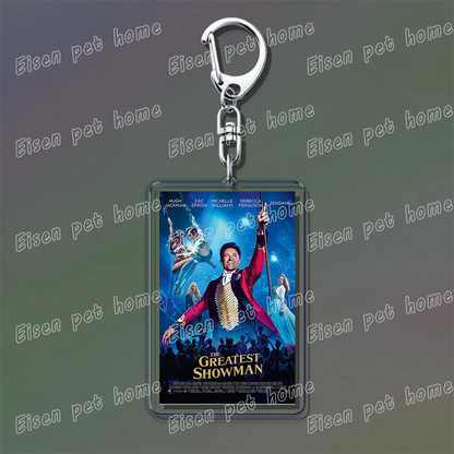 Classic Movie Keychains – Jaws, Fight Club, Avatar Pendant Key Rings for Bags & Fan Gifts