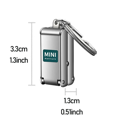 Portable Nail Clippers & Scissors – Collapsible Stainless Steel Fingernail Cutter Manicure Tools