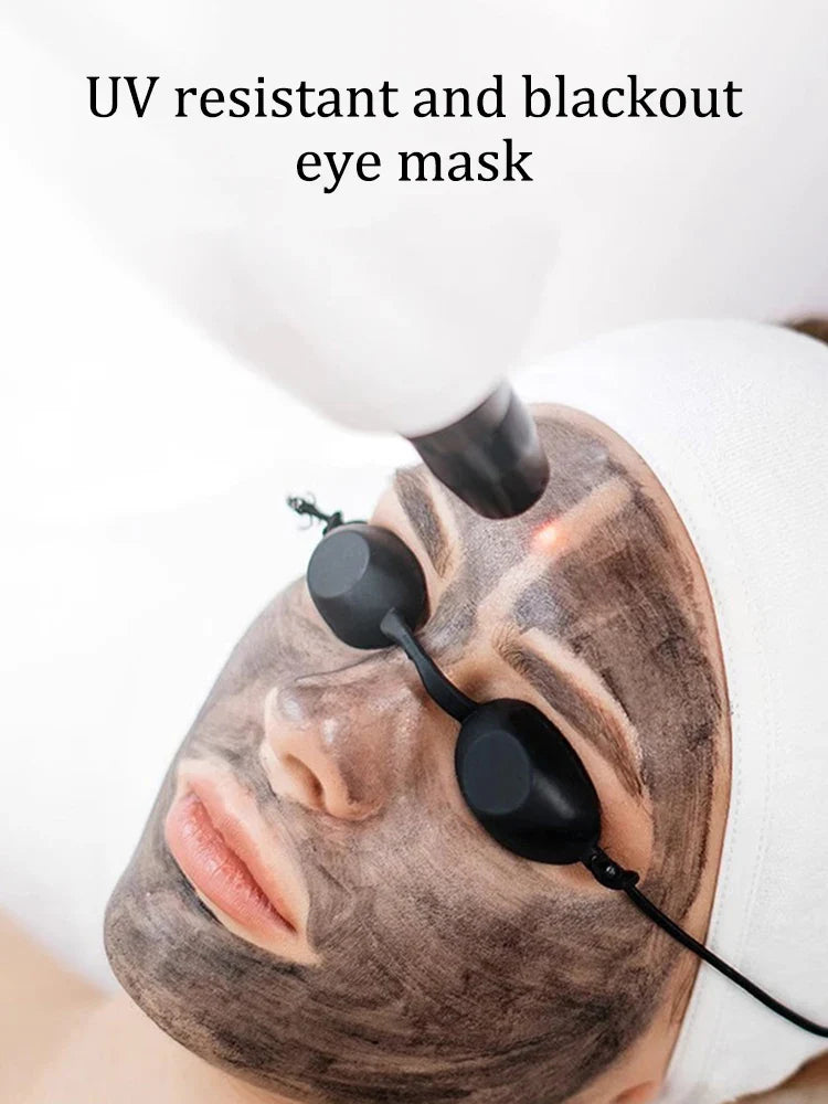 Laser Beauty Eye Mask - Photon Rejuvenation Goggles with Thickened Silicone Sun-Shading Cover