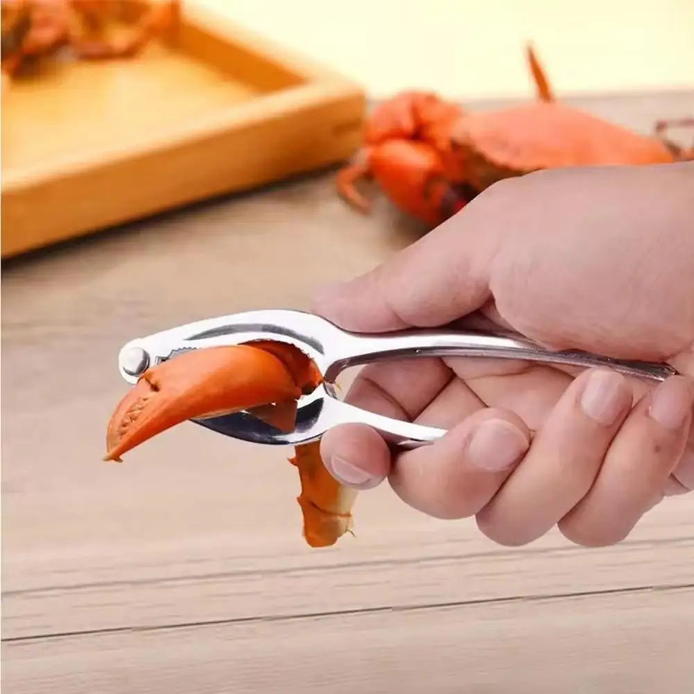 Stainless Steel Crab & Lobster Tool Set – Seafood Forks, Nutcracker & Sheller Kit for Crab Legs and Claws