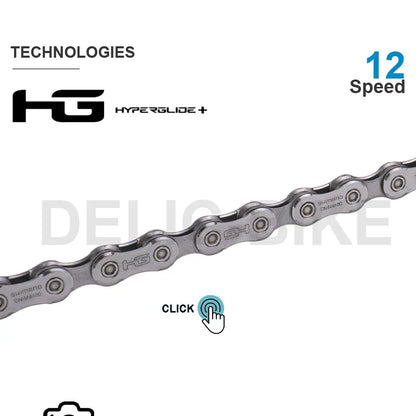 SHIMANO DEORE M6100 12-Speed Groupset – Right Shifter, Rear Derailleur, Chain & SUGEK 11-50T/52T Cassette Sprocket
