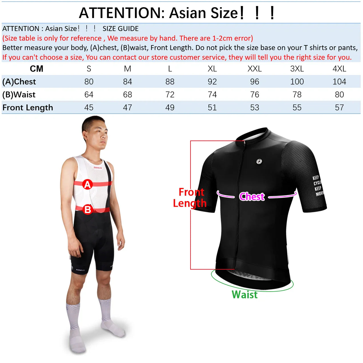 DAREVIE 2023 Cycling Jersey — SPF 50+ Men & Women MTB & Road Bike Shirt