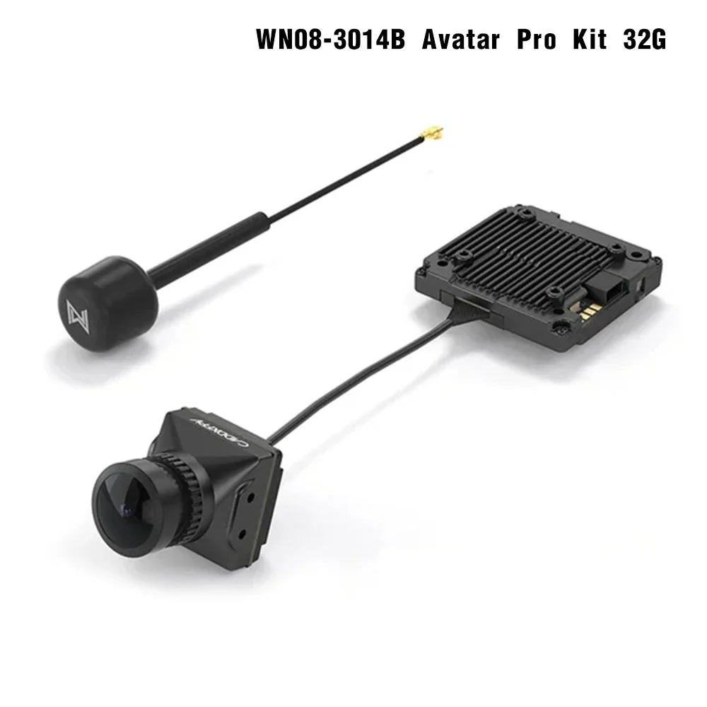 CADDX Walksnail Avatar HD Pro Kit V2 – FPV HD Kit with Gyroflow 8G/32G Camera for DJI