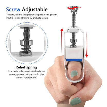 Finger Straightener Splint — Joint Support Brace & Medical Finger Rehabilitation Holder for Arthritis & Injury