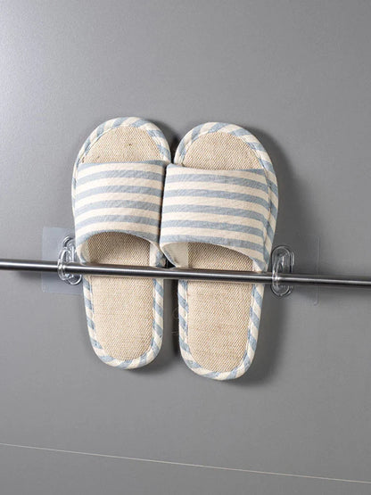 5/10PCS Transparent Ring Hooks – Perforation-Free Waterproof & Rust-Resistant Storage for Bathroom and Toilet Supplies