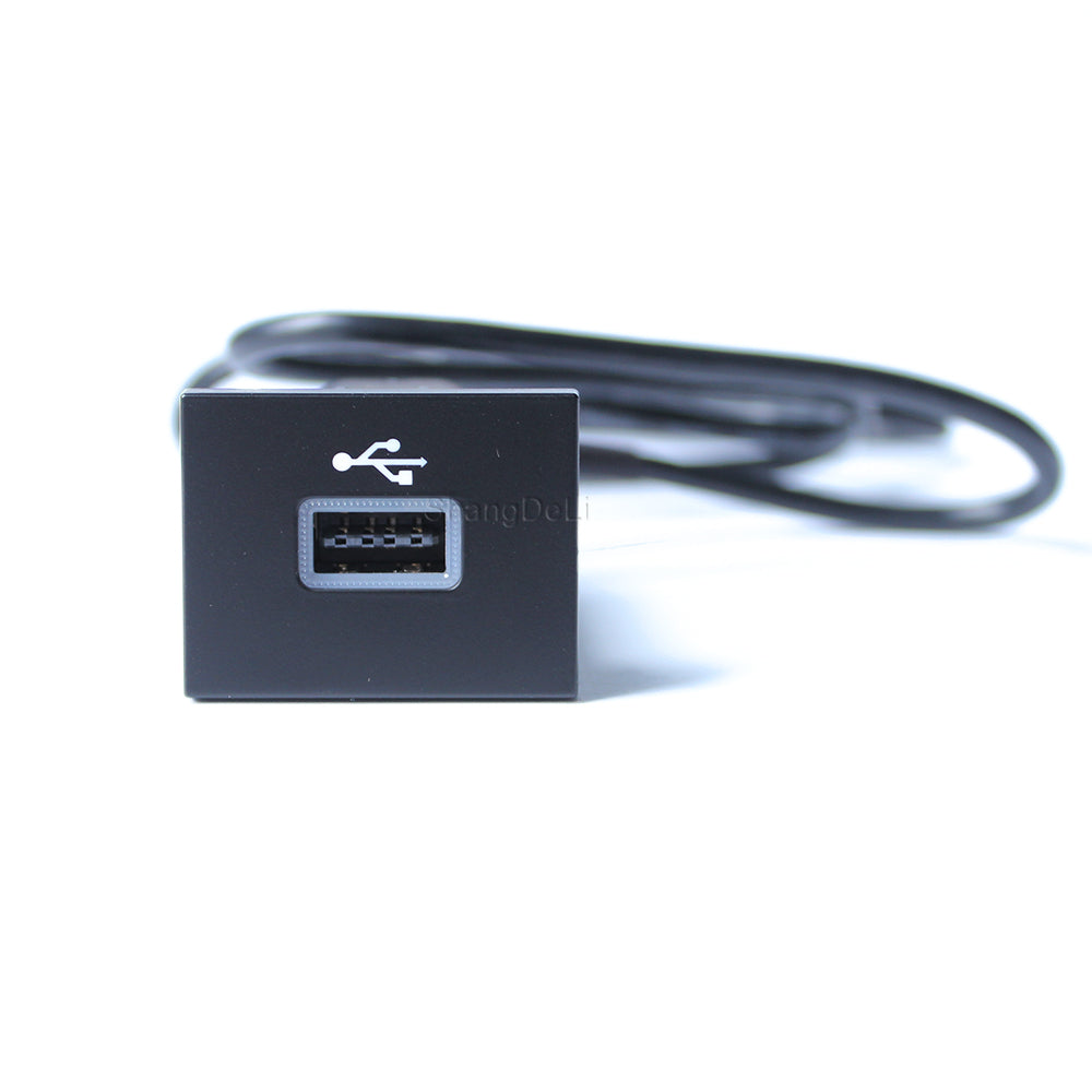 Car USB Audio Adapter — Black/Silver Input Cable for Ford Focus 2 Mk2 2009-2011, U-Disk Flash Interface Accessory