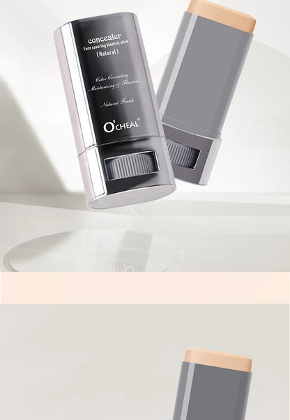 Ocheal Face Foundation Contour Stick – Long-Wear Lightweight Concealer & Blemish Brightening Makeup