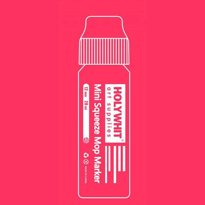 Mini Graffiti Paint Marker Pen - 12mm Waterproof Fluorescent Ink Signature Pen with Round Tip for Art, DIY & Creative Projects