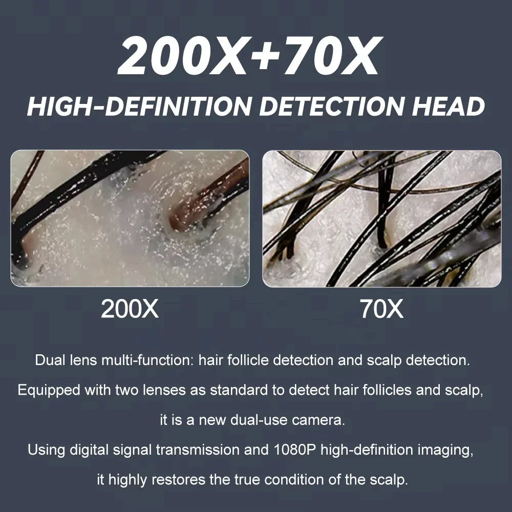2024 New 15" 5-in-1 High Frequency Hair & Scalp Massage Device – Multifunctional Hair Spa Tool