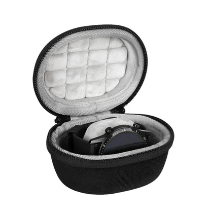 Shock-Resistant Waterproof EVA Watch Storage Box – Portable Single Watch Travel Case with Zipper