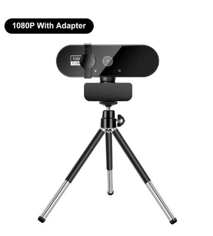 4K & 1080P Mini Webcam | 2K Full HD USB Camera with Microphone, Auto Focus for PC & Laptop