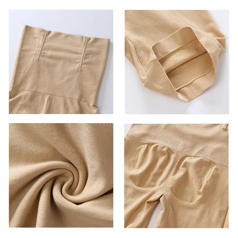 Plus Size Women's High Waist Body Shaper: Abdomen Shapewear Tummy Control Seamless Belly Panties