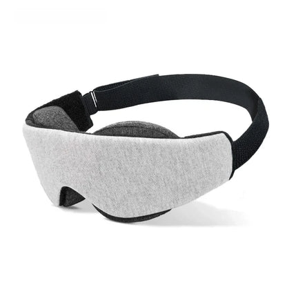 3D Sleep Mask for Women & Men – Blackout Eye Cover & Weighted Sleeping Pad for Travel