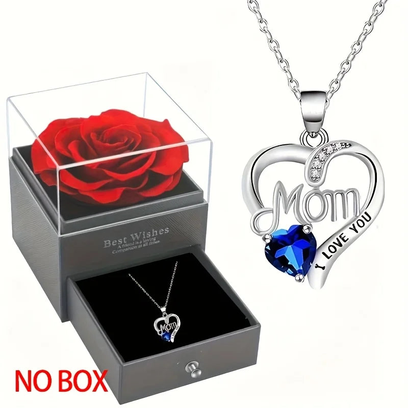 Heart Pendant Necklace - Elegant Hollow Design Jewelry Gift for Mother’s Day, Best Friends & Special Occasions