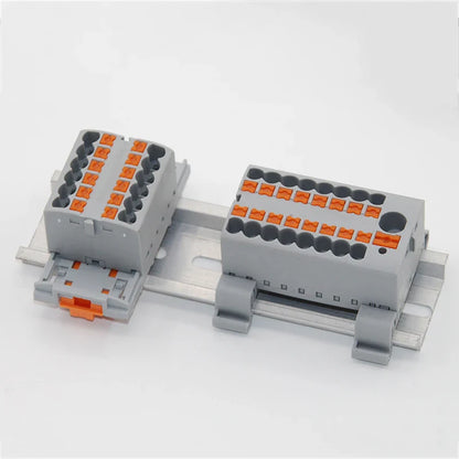Push-In Modular Wire Connector Terminal Block – Compact 1-In Multiple-Out Splicing Lighting Connector, 225 Series (1Pc)