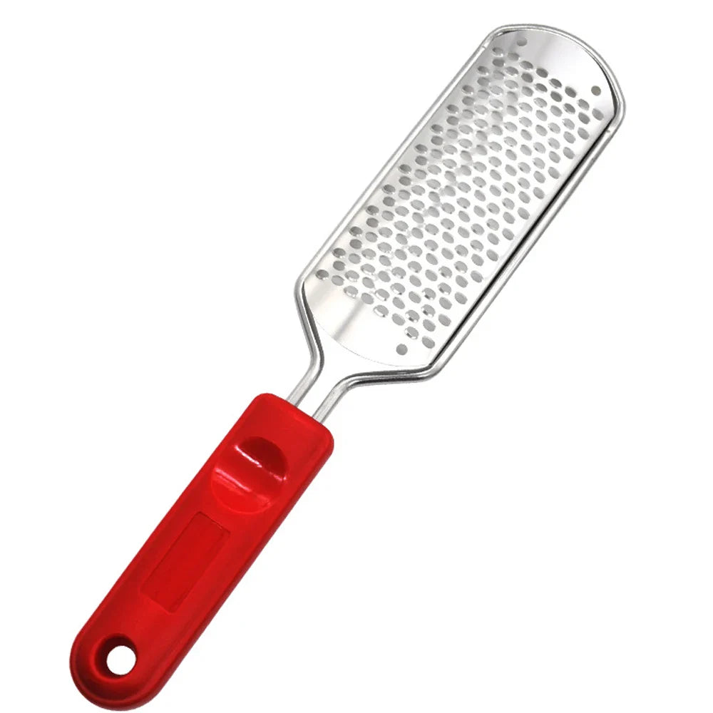 Stainless Steel Foot Rasp File - Professional Pedicure Tool for Heel Callus and Dead Skin Removal