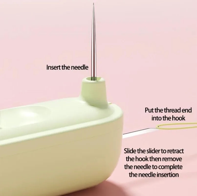 Multi-Function Needle Threader – Quick Sewing Tool for Elderly, Easy Needle Changer for Hand Sewing