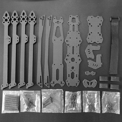 MARK V2 3K Carbon Fiber H-Type FPV Drone Frame Kit – 8/9/10 inch, 367/387/427mm Wheelbase for Freestyle & Long Range Racing