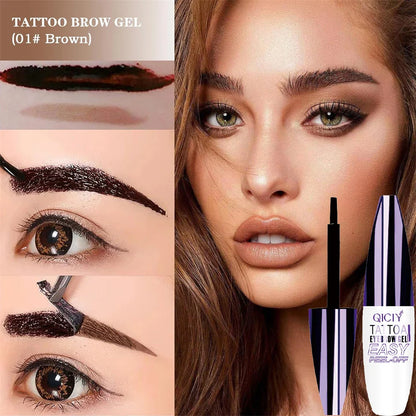 Long-Lasting 3-Day Tattoo Eyebrow Gel Cream – Easy Peel-Off, Smudge-Proof, Sweat-Resistant Waterproof Cosmetic