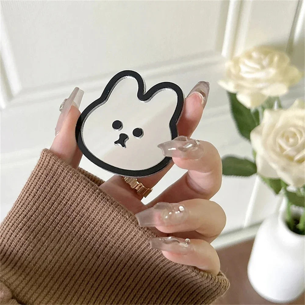 INS Cute Rabbit Phone Griptok – Foldable Ring Holder Stand, Korean Style Phone Accessory Gift for iPhone