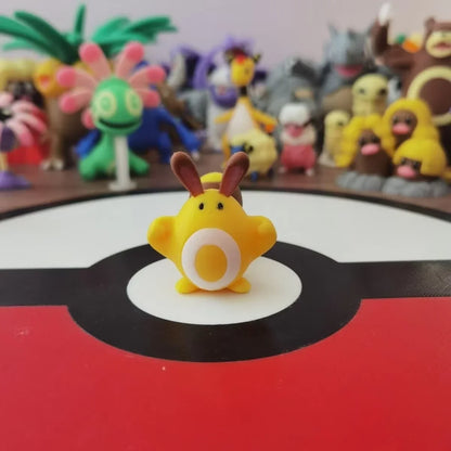 Pokemon 1:20 Scale Character Figures - DIY 3D Printed Kawaii Cartoon Models Kids Christmas Gift Toys