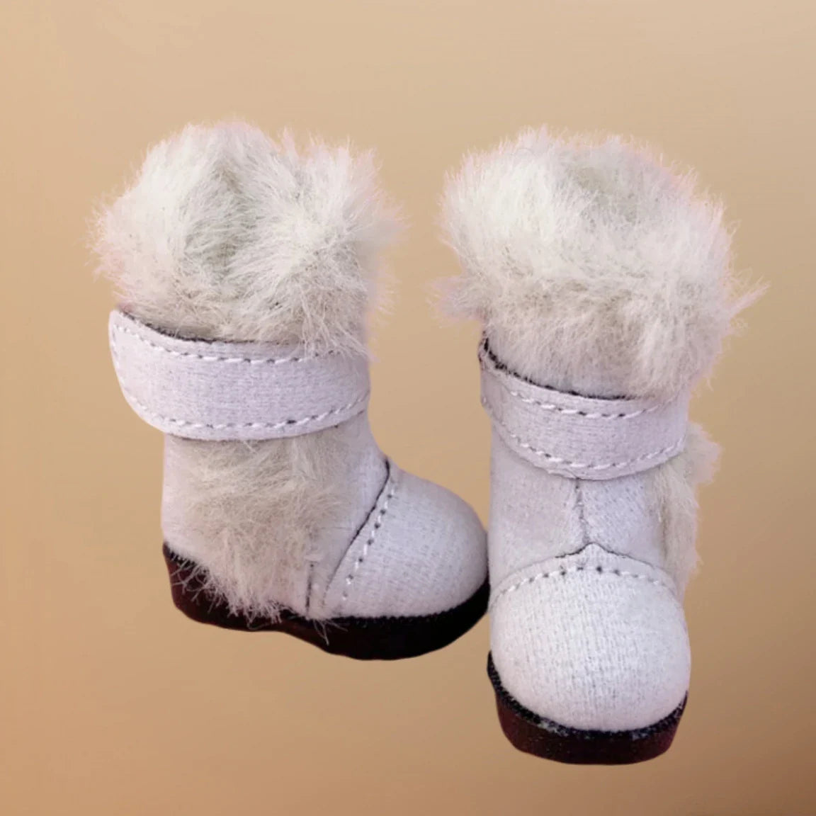 Tilda 3.2cm Doll Boots – 1/8 Mini Leather Shoes for Blythe, Azone & BJD Dolls, Casual Doll Accessories