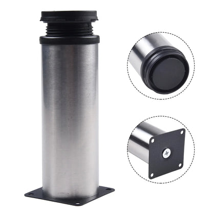 Stainless Steel Adjustable Sofa Legs | Furniture Cabinet Support Legs for Tables, Sofas, & Beds