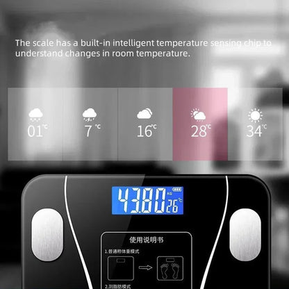 Smart Bluetooth Body Fat Scale – Ultra-Precise Home Weight Management and Fat Loss Electronic Scale