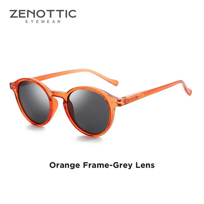 ZENOTTIC Retro Polarized Small Round Sunglasses – Vintage UV400 Shades for Men & Women 2023–2024