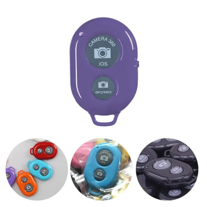 Mini Camera Bluetooth Remote Controller for Phone Selfies - Shutter Release Button for iOS/Android Smartphones