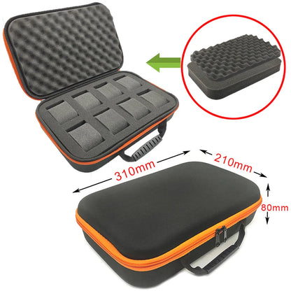 DIY Foam Hard Carry Case Storage Bag – Shockproof Travel Zipper Organizer for Camera & Outdoor Tool Accessories