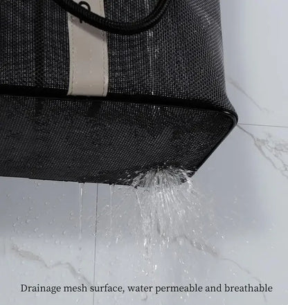 Large Capacity Cosmetic Bag - Portable Travel Wash Handbag, Transparent Shower Makeup Pouch, Unisex Toiletries Organizer