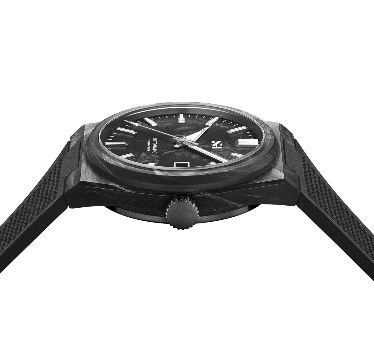 2024 New 40mm Carbon Automatic Diver Watch – Luxury PT5000 Movement, 100M Waterproof Men’s Watch