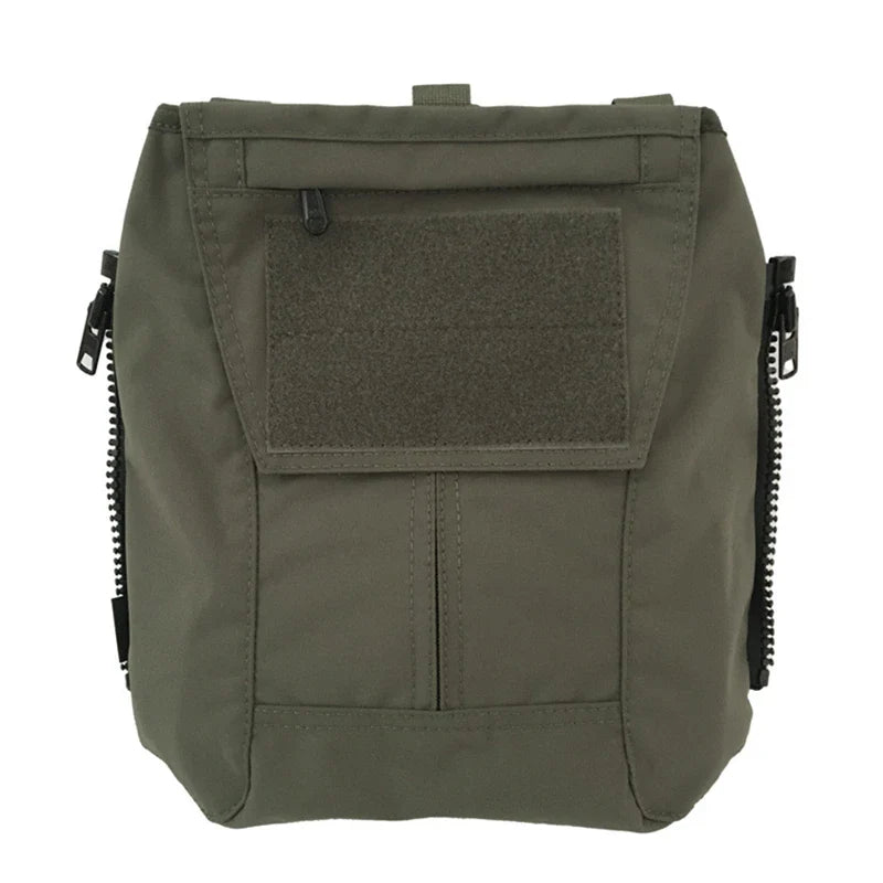 Panel Zip-On Pouch Backpack – 500D Nylon Plate Carrier Bag Compatible with CPC, AVS, JPC 2.0 Vests